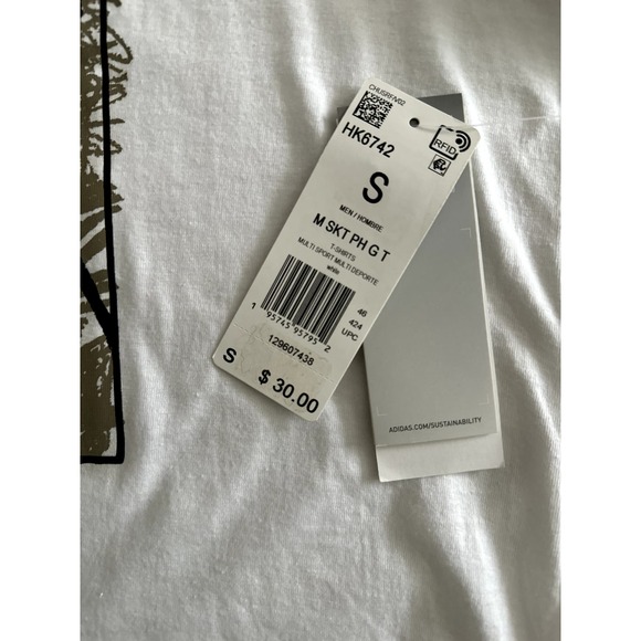 Adidas‎ Men's Small Graphic Tee-Track Illustration-NWT - Picture 7 of 8